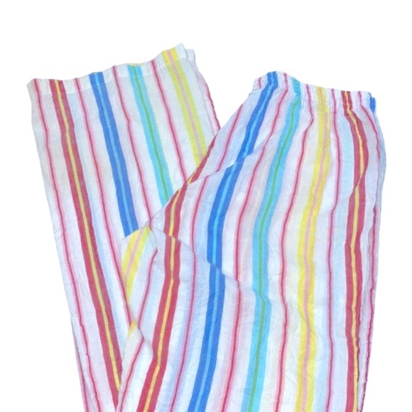 Victorias Secret PINK pajamas striped cotton size xsmall - Picture 2 of 7